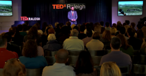 Michael J. Penney presenting at TEDx Raleigh